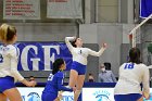 Volleyball vs Babson  Wheaton Women's Volleyball vs Babson College. - Photo by Keith Nordstrom : Wheaton, Volleyball, VB